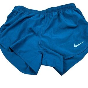 Nike Dri-Fit Lined Athletic Shorts Dark Teal - Size Medium